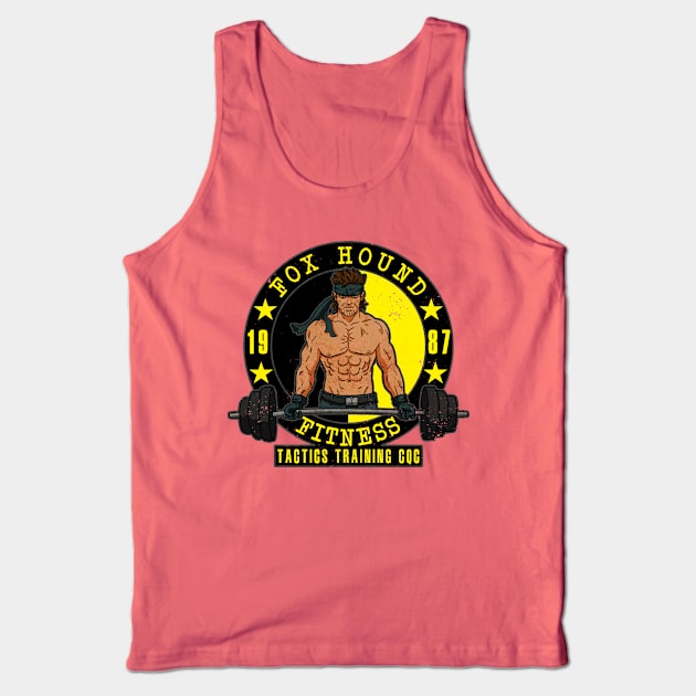 Fox Hound Fitness Tank Top by CCDesign